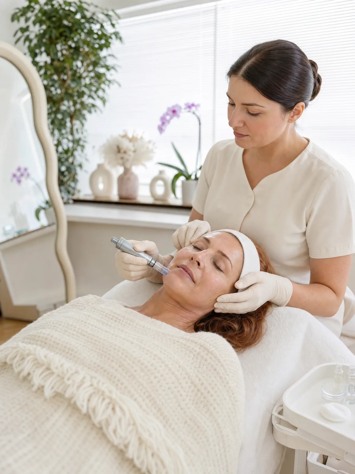 Microneedling + Serums Infusion at Flora Med Spa