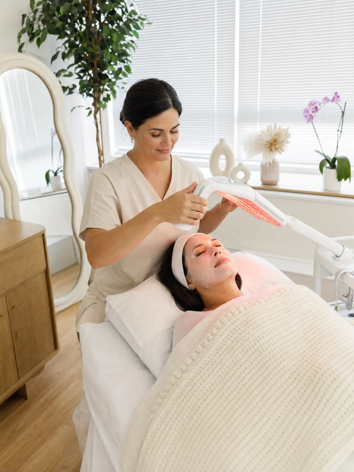 Skin Tightening Anti-Aging Facial + Collagen Booster at Flora Med Spa